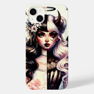 Halber Engel Teufel Dunkle Schönheit Gebrochener F Case-Mate iPhone 14 Plus Hülle