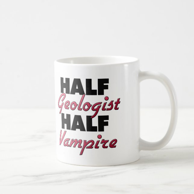 Halber Geologe-halber Vampir Tasse (Rechts)