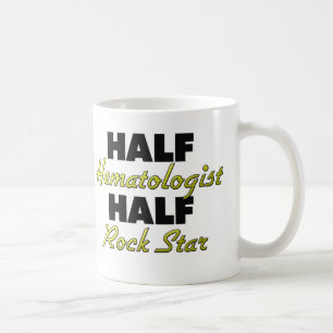 Halber Hämatologe-halber Rockstar Kaffeetasse