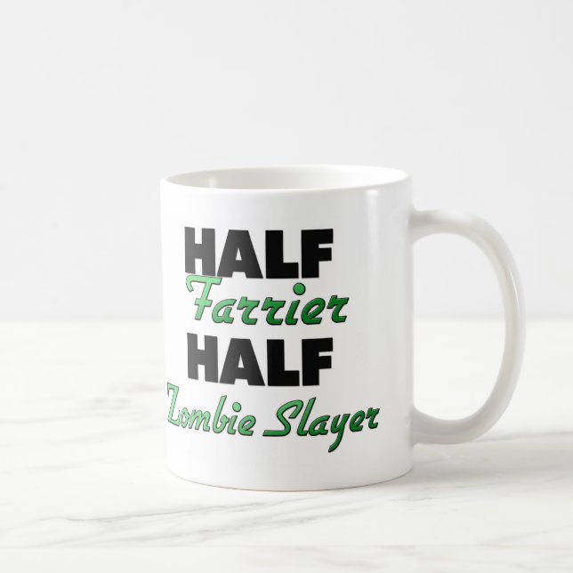 Halber Hufschmied-halber ZombieSlayer Tasse (Rechts)