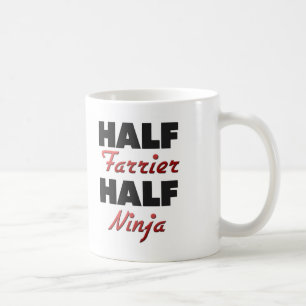 Halber Hufschmied halbes Ninja Tasse