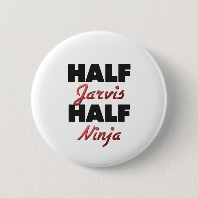 Halber Jarvis halbes Ninja Button (Vorderseite)
