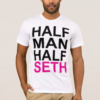 Halber Mann, halbes Seth - besonders angefertigt T-Shirt