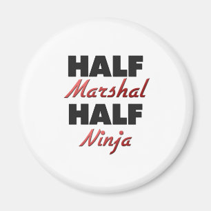 Halber Marschall halbes Ninja Magnet