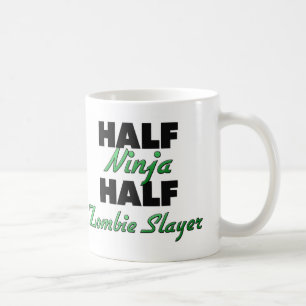 Halber Ninja halber ZombieSlayer Tasse