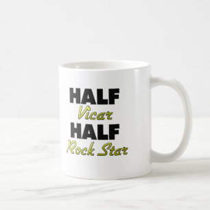 Halber Pfarrers-halber Rockstar Tasse