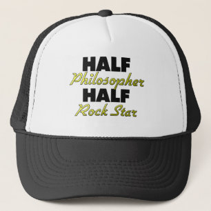 Halber Philosophen-halber Rockstar Truckerkappe