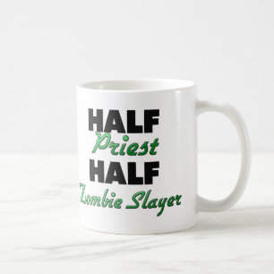 Halber Priester-halber ZombieSlayer Tasse