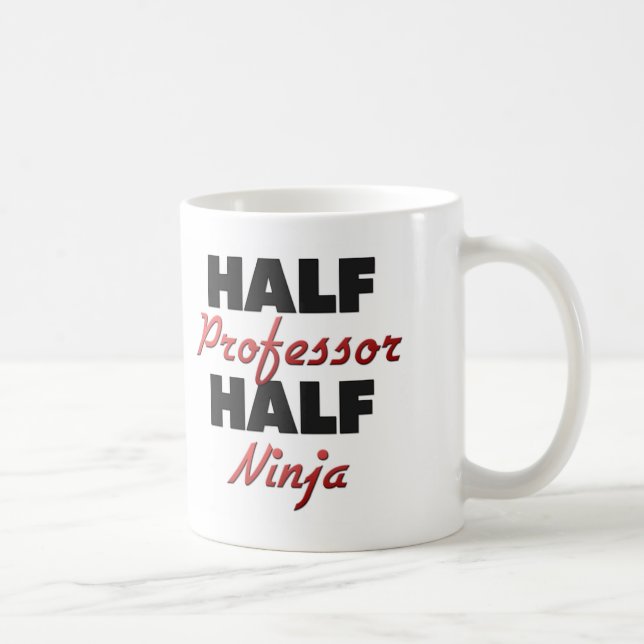 Halber Professor Half Ninja Kaffeetasse (Rechts)