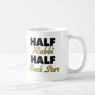 Halber Rabbiner-halber Rockstar Kaffeetasse