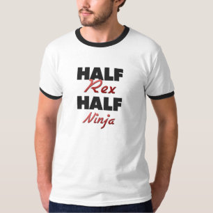Halber Rex halbes Ninja T-Shirt