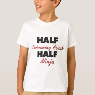 Halber Schwimmen-Zug halbes Ninja T-Shirt