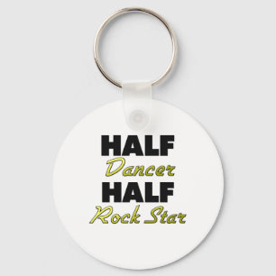 Halber Tänzer-halber Rockstar Schlüsselanhänger