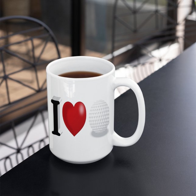 halber Text für den Golf-Lüfter Jumbo-Tasse (Von Creator hochgeladen)