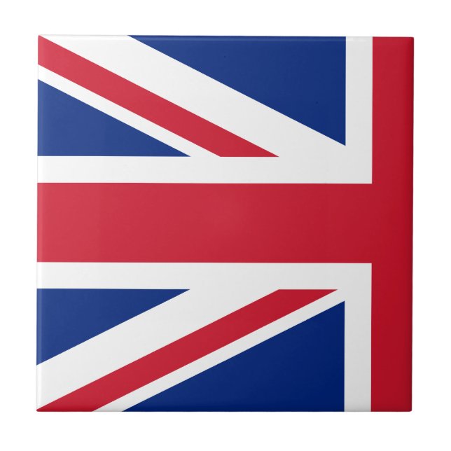 Halber Union Jack Fliese (Vorderseite)