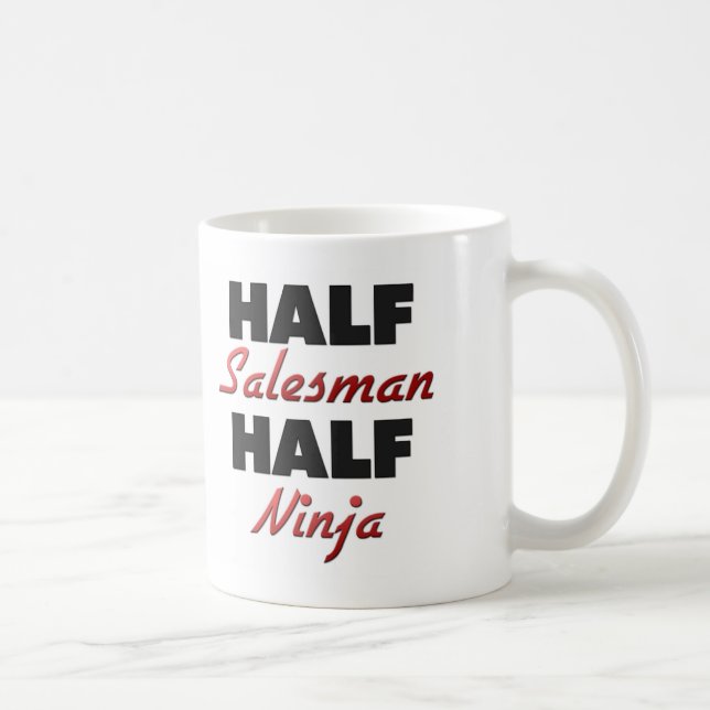 Halber Verkäufer halbes Ninja Tasse (Rechts)