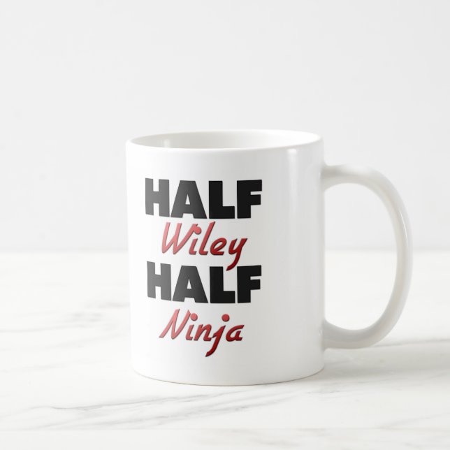 Halber Wiley halbes Ninja Tasse (Rechts)