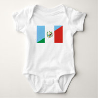 halbes Flaggensymbol Guatemalas Mexiko