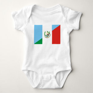 halbes Flaggensymbol Guatemalas Mexiko Baby Strampler