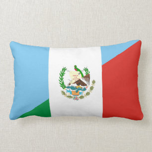 halbes Flaggensymbol Guatemalas Mexiko Lendenkissen
