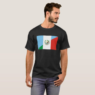halbes Flaggensymbol Guatemalas Mexiko T-Shirt