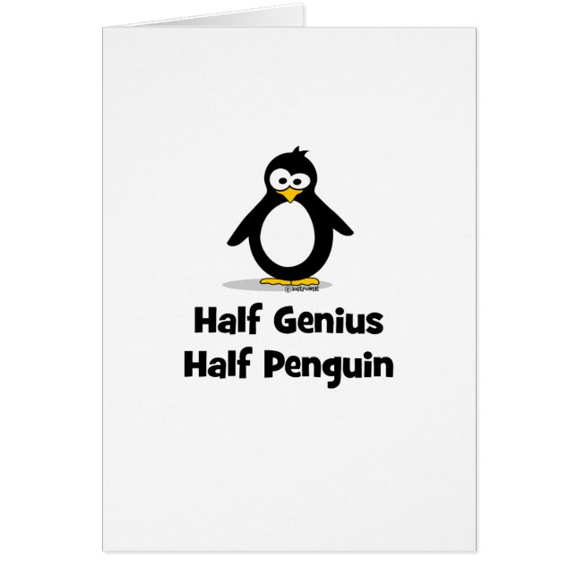 Halbes Genie-halber Pinguin (Vorne)