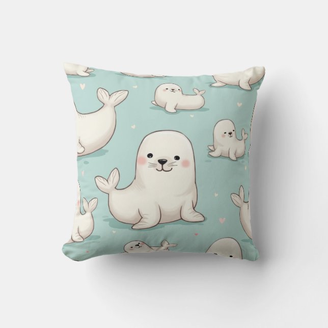 halbes Siegel Kissen (Vorderseite)