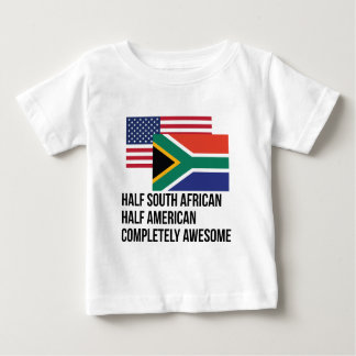 Halbes südafrikanisches vollständig fantastisches baby t-shirt