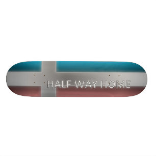 Halbes Weisen-Zuhause-heilige gekreuzte Plattform Skateboard