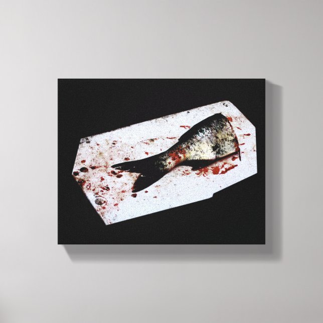 Halbfisch Leinwanddruck (Vorderseite)