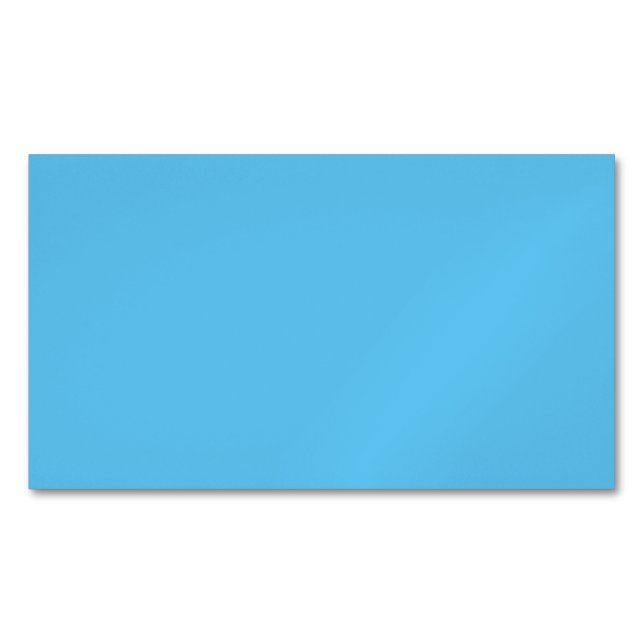 Halbgebacken, Jeans Blue, Jordy Blue, Magnetische Visitenkarte (Vorderseite)