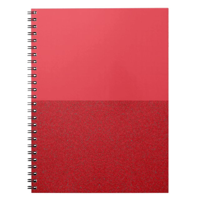 Halbgeräusche Tomato Red Spiral Notebook - Anpasse Notizblock (Vorderseite)