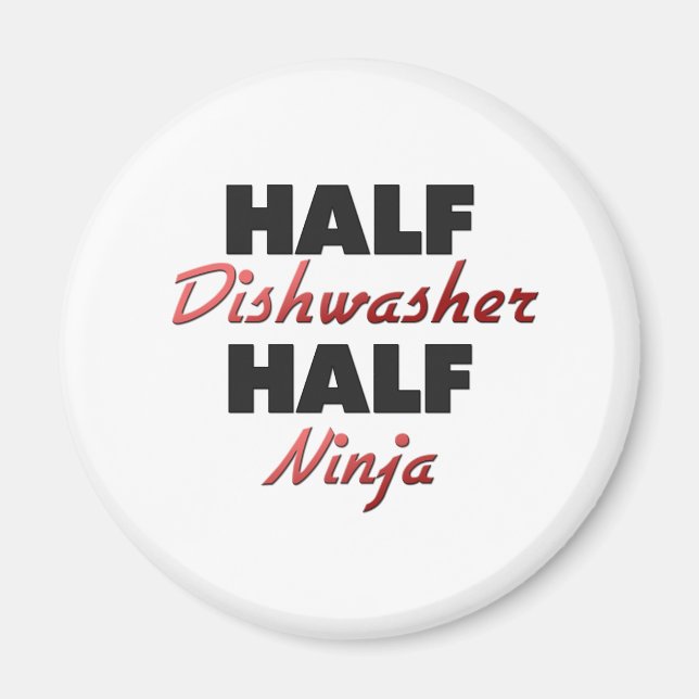 Halbgeschirrspüler Half Ninja Magnet (Vorne)