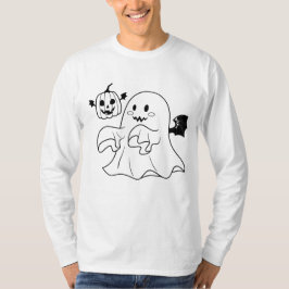 Halbghost mit Kürbis T-Shirt