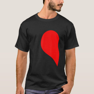 Halbherz linksseitiges Liebespaar Camisa Parej T-Shirt