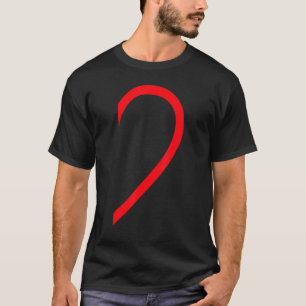 Halbherz rechte Liebe Paar Camisa Pare T-Shirt