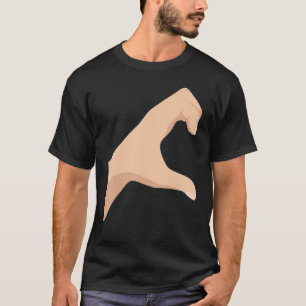 Halbherz rechte Liebe Paar Camisa Pare T-Shirt