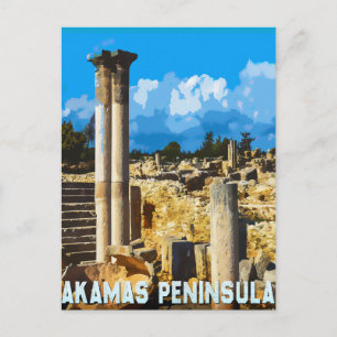 Halbinsel Akamas (Neo Chorion) Feiertagspostkarte