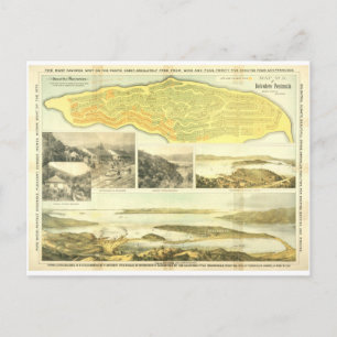 Halbinsel Belvedere, Marin County, ca. 1890. Postkarte