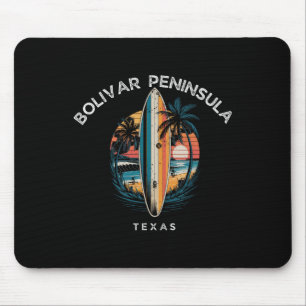 Halbinsel Bolivar Texas Männer Frauen Surfen Mousepad