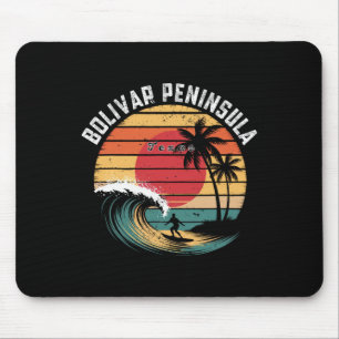 Halbinsel Bolivar Texas Strand Surfen Mousepad