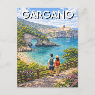 Halbinsel Gargano Italien Postkarte