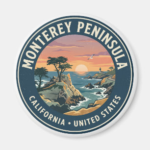 Halbinsel Monterey, Kalifornien Magnet