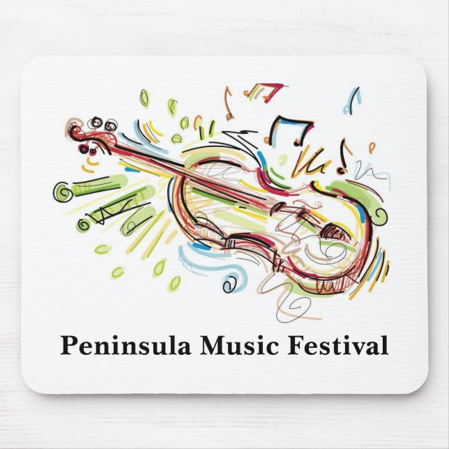 Halbinsel-Musik-Festival-Mausunterlage Mousepad (Vorne)