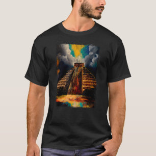 Halbinsel Yucatán Vintage - Chichen Itza, Mexiko T-Shirt