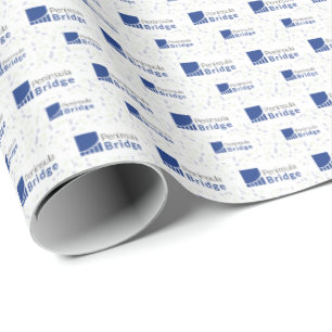 Halbinselbrücke Kleines Logo Geschenkpapier