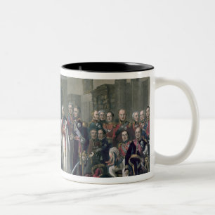 Halbinselhelder am vereinigten Service-Verein Zweifarbige Tasse