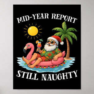 Halbjahresbericht Immer noch unartig Weihnachten i Poster
