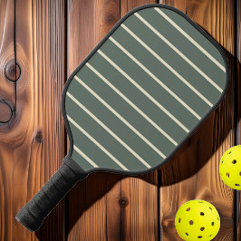 Halbjahrhundertelange Streifen warme graue Farbe Pickleball Schläger