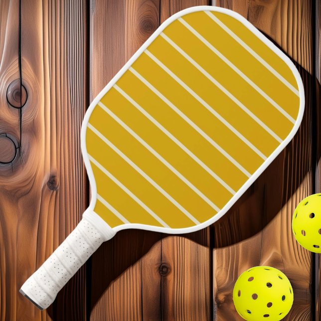 Halbjahrhundertelange, warme Sonnenblumenfarbe Pickleball Schläger (Von Creator hochgeladen)
